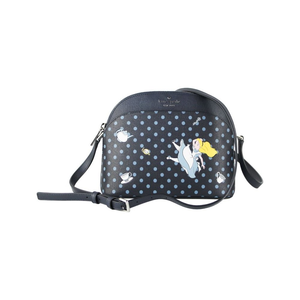 NWT Kate Spade X Disney Alice in Wonderland Medium Leather Dome Crossbody Bag - Picture 5 of 9